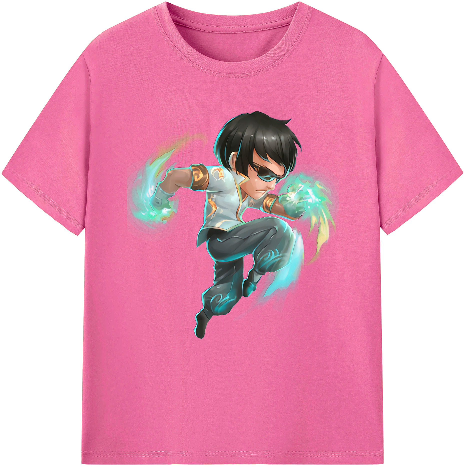 （画像用） リーグ・オブ・レジェンド League of Legends LOL レディースカジュアルプリントTシャツ（綿100％）